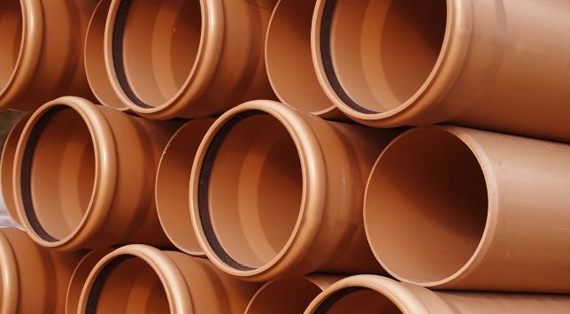 PVC buis SN8 - 125mm - 5m - bruin - foto's 2